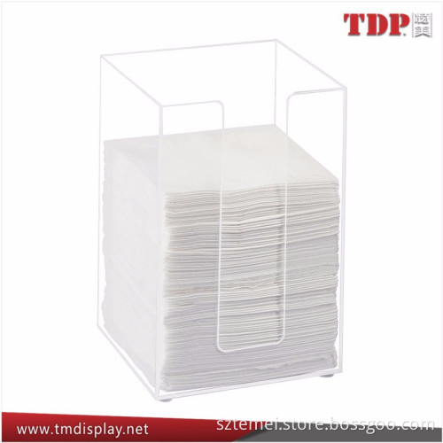 Decorative Acrylic Tissue Box acrylic makeup cotton holder